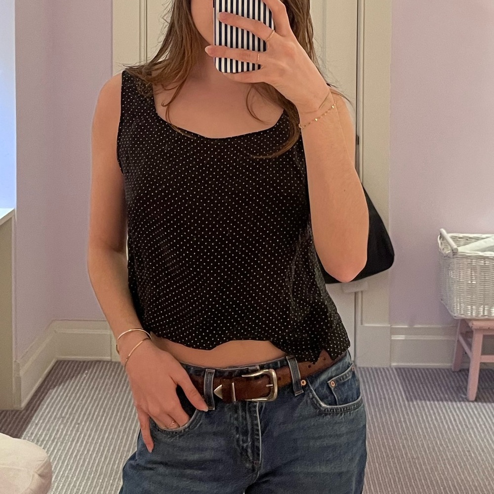 Polka dot top